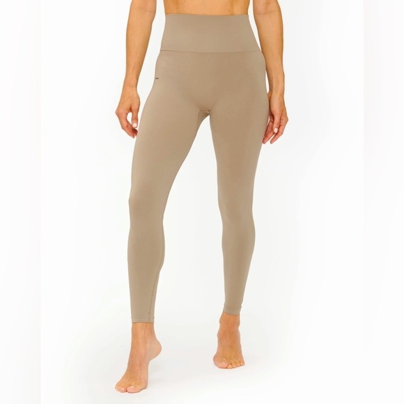 PANGAIA Activewear Leggings 2.0 Taupe S - Picture 1 of 12